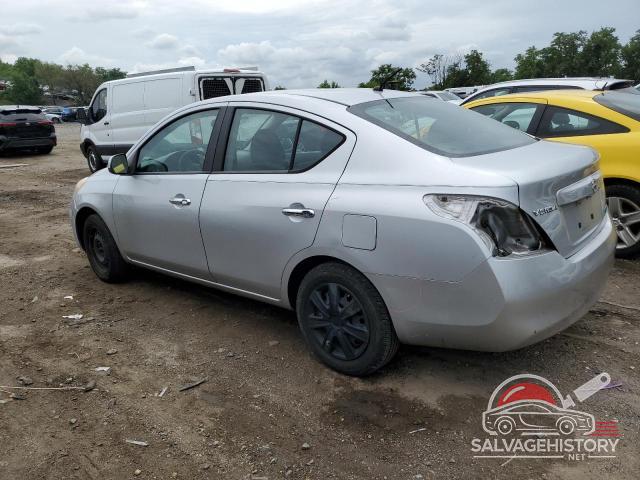 3N1CN7AP9CL818159 2012 NISSAN VERSA photo no. 2