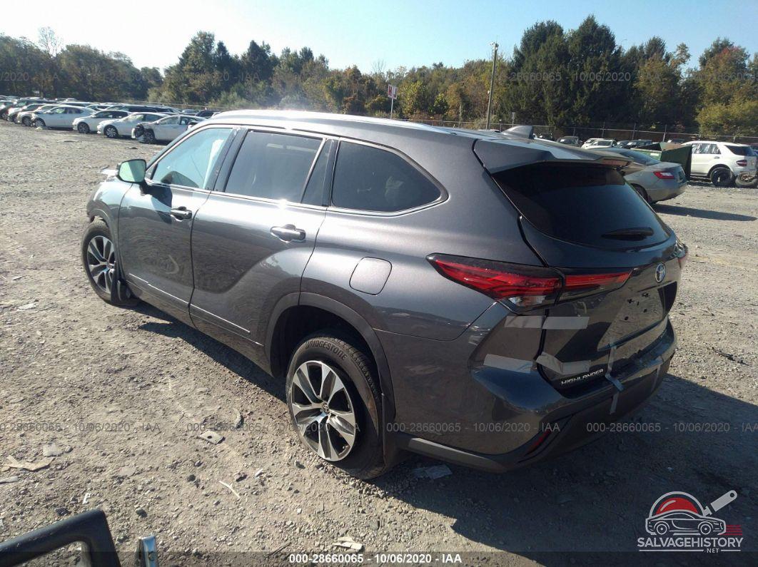 5TDGZRBH1LS034705 2020 TOYOTA HIGHLANDER photo no. 3