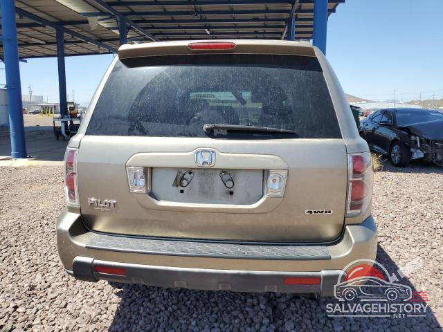 5FNYF18527B017045 2007 HONDA PILOT photo no. 6