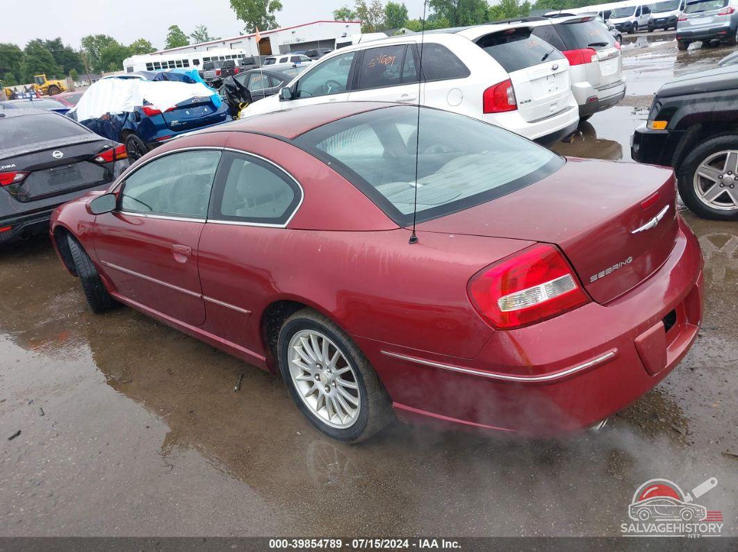 4C3AG52H63E038021 2003 CHRYSLER SEBRING photo no. 3