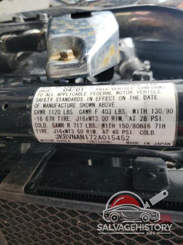 JKBVNAN172A015452 2002 KAWASAKI VULCAN 15 photo no. 9