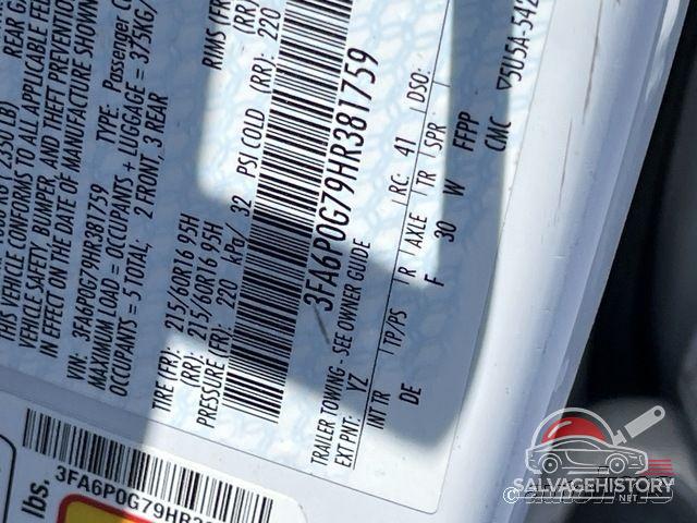 3FA6P0G79HR381759 2017 FORD FUSION photo no. 4