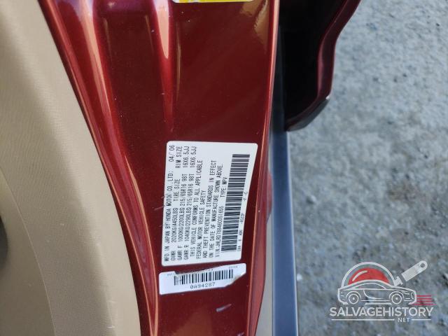 JHLRD78846C051655 2006 HONDA CRV photo no. 12