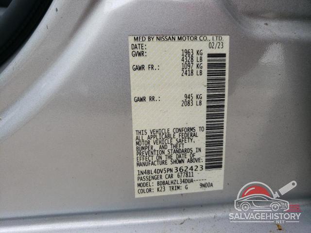 1N4BL4DV5PN362423 2023 NISSAN ALTIMA photo no. 13