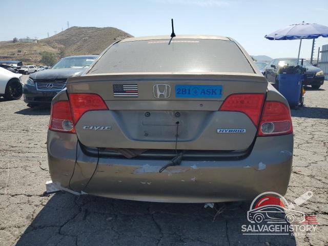 JHMFA362X6S030359 2006 HONDA CIVIC photo no. 6