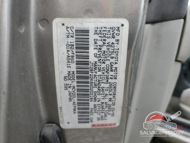 JT2BF22K8X0202184 1999 TOYOTA CAMRY photo no. 12