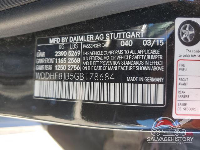 WDDHF8JB5GB178684 2016 MERCEDES-BENZ E-CLASS photo no. 12