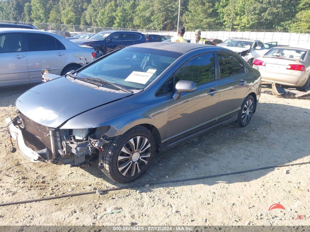 2HGFA16589H313937 2009 HONDA CIVIC photo no. 2