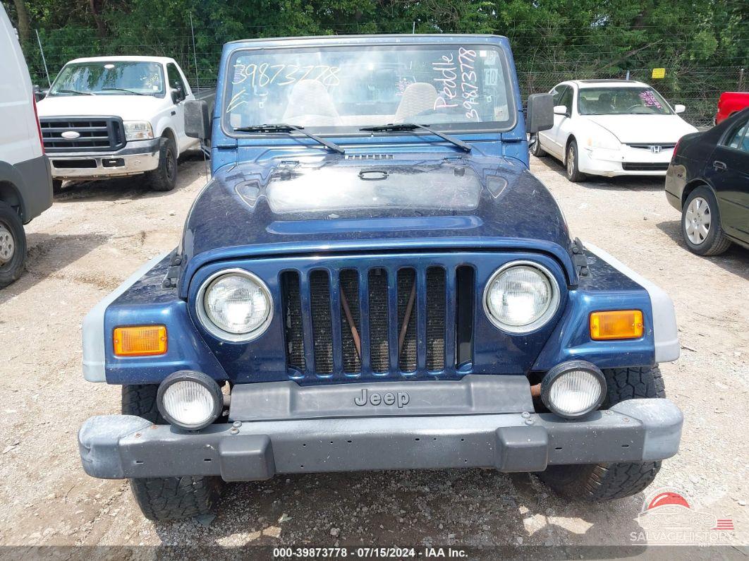 1J4FA49S0YP791081 2000 JEEP WRANGLER / TJ photo no. 6
