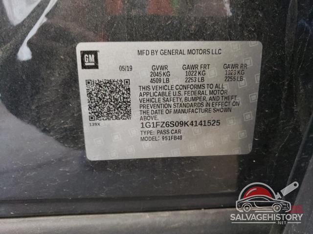 1G1FZ6S09K4141525 2019 CHEVROLET BOLT photo no. 12