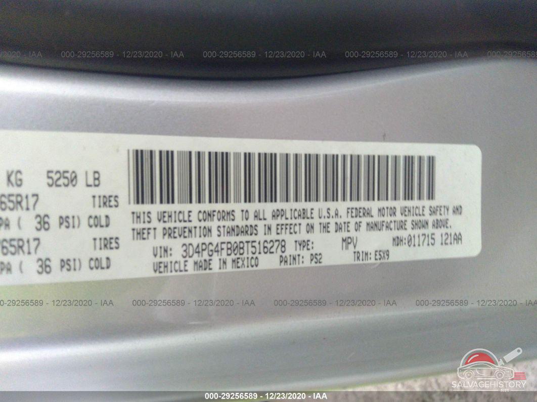 3D4PG4FB0BT516278 2011 DODGE JOURNEY photo no. 9