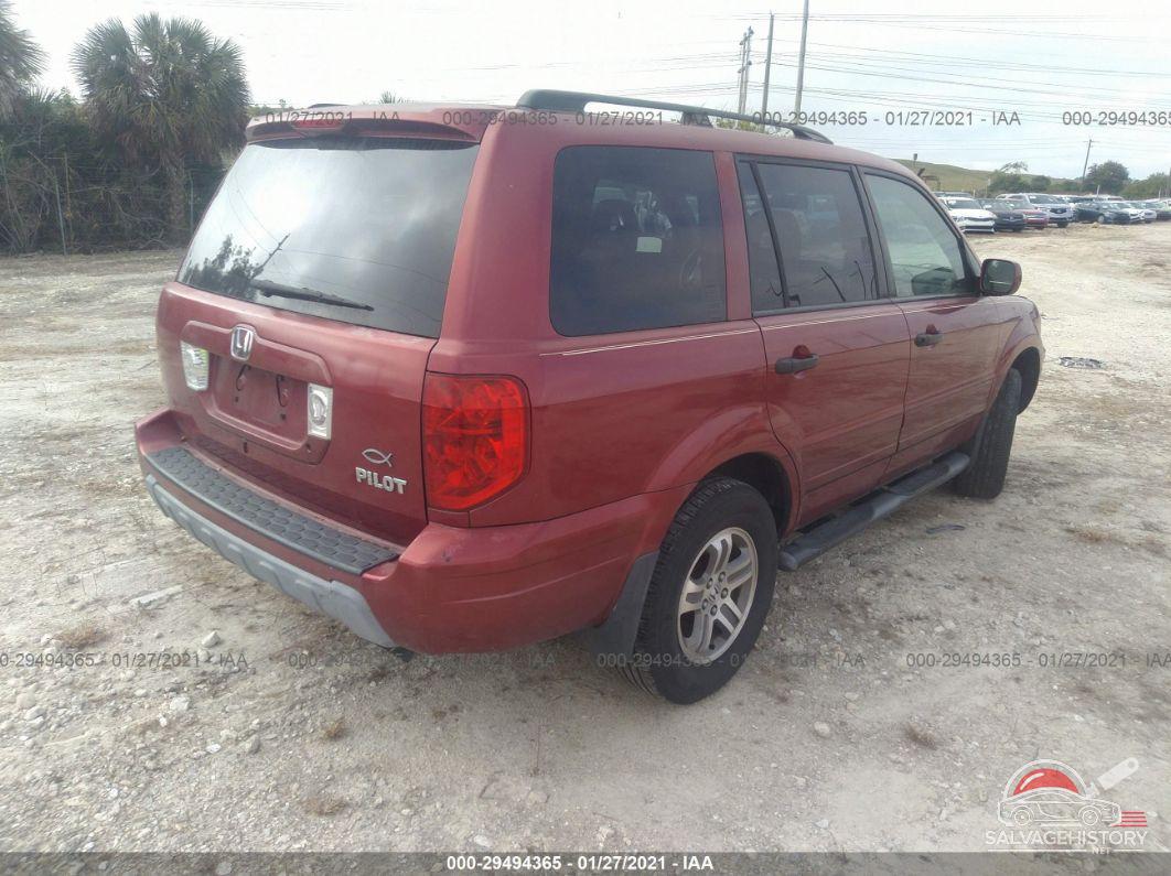 2HKYF18534H512545 2004 HONDA PILOT photo no. 4
