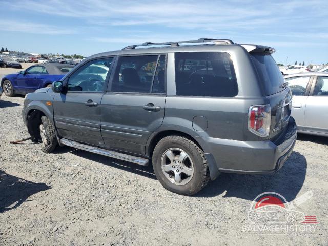 2HKYF18577H523875 2007 HONDA PILOT photo no. 2