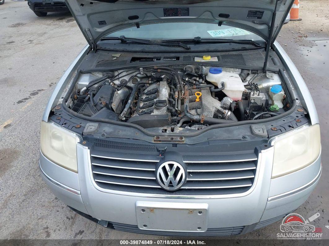 WVWPD63B33P033928 2003 VOLKSWAGEN PASSAT photo no. 10