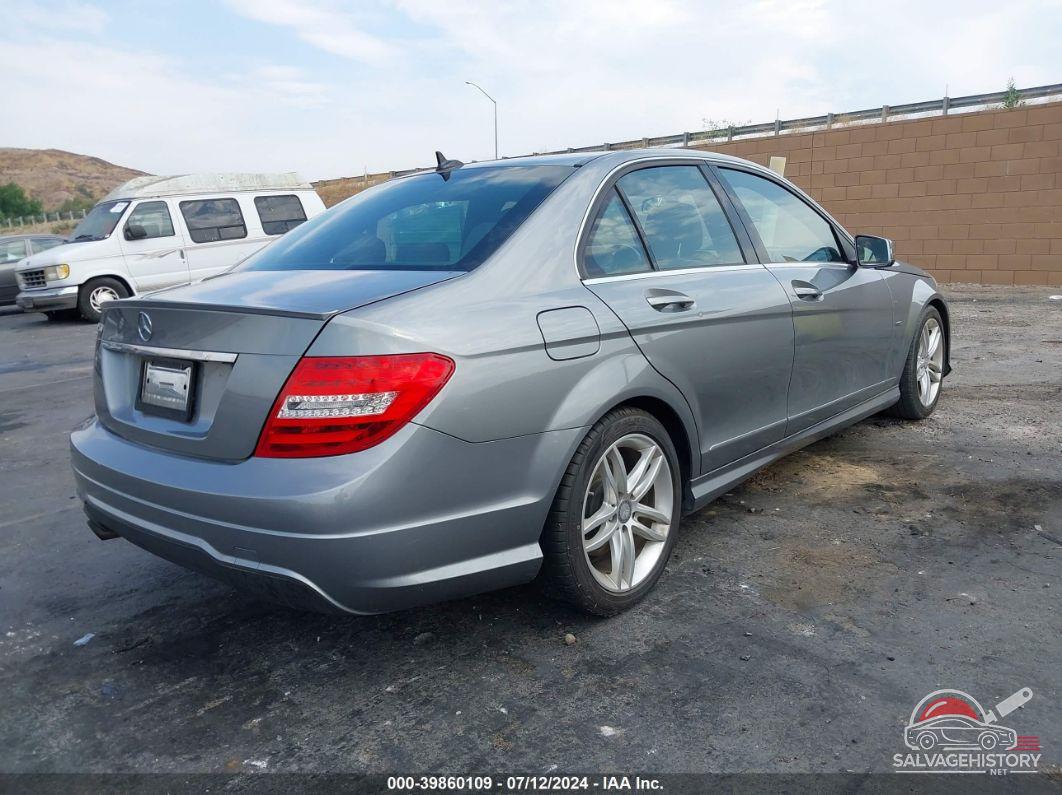 WDDGF4HB3CR237257 2012 MERCEDES-BENZ C 250 photo no. 4