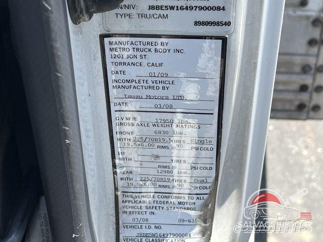 J8BE5W16497900084 2009 CHEVROLET TILT MASTER W5S042 photo no. 10