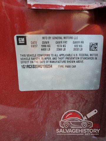 1G1RC6S55HU199294 2017 CHEVROLET VOLT photo no. 12