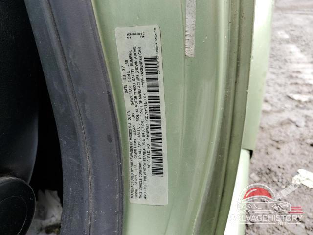 3VWPG31C07M515704 2007 VOLKSWAGEN BEETLE photo no. 12