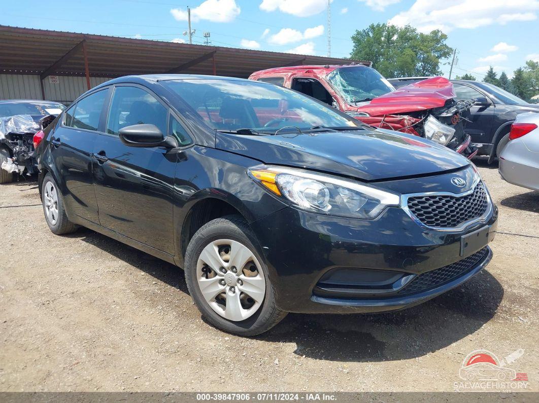 KNAFK4A69G5614814 2016 KIA FORTE photo no. 14