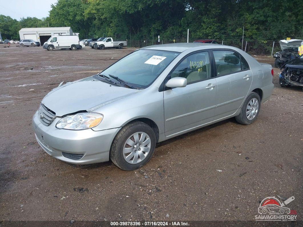 2T1BR38E14C292270 2004 TOYOTA COROLLA photo no. 2